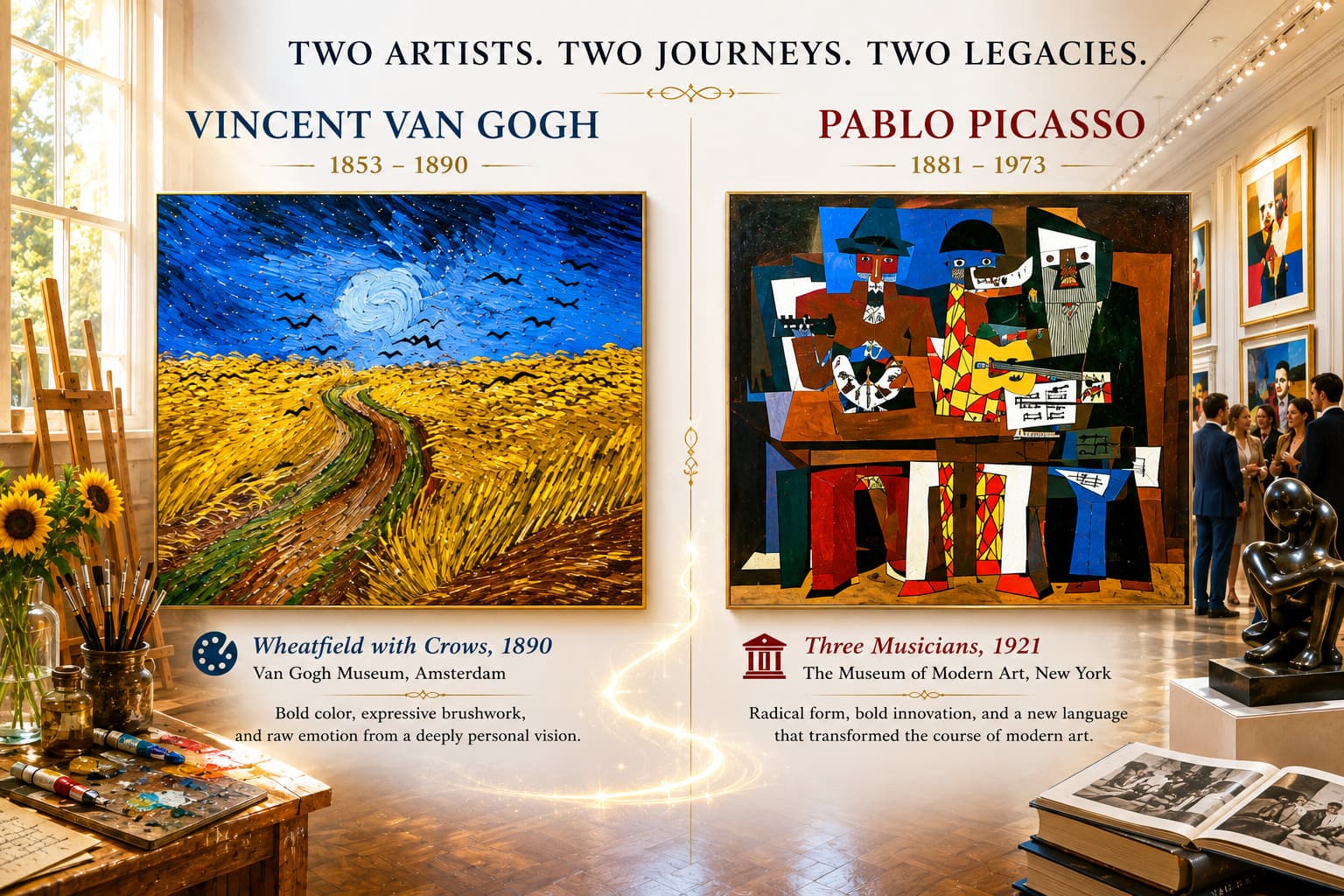Why Van Gogh Became Rich After Death, While Picasso Didn't Have to Wait