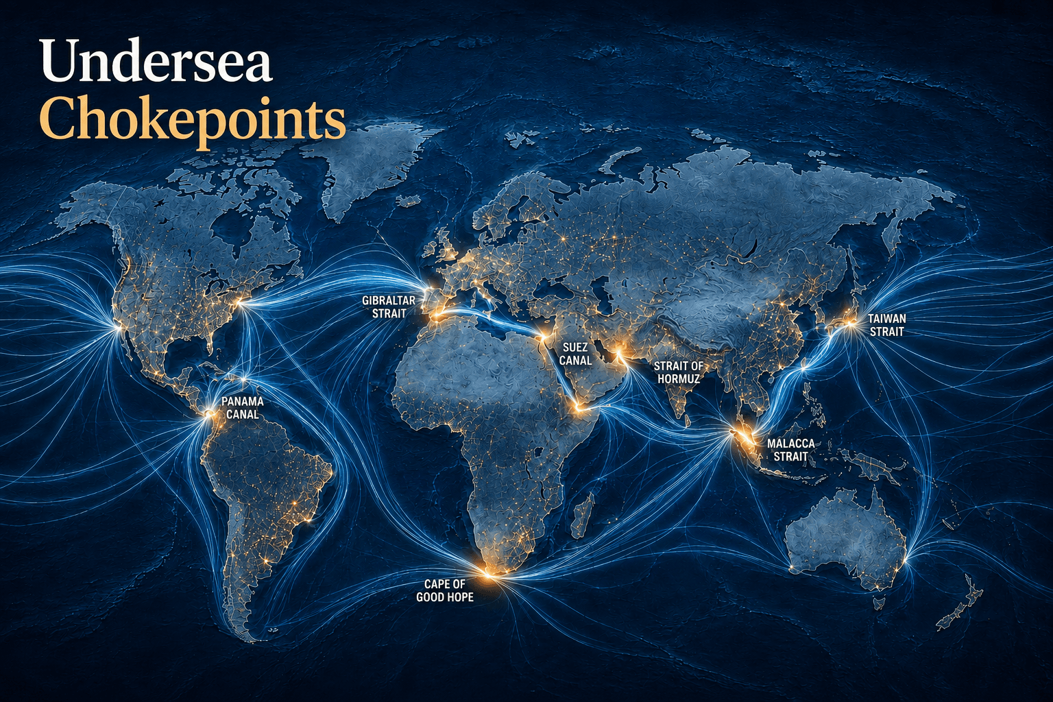 The Undersea Chokepoints the Whole Internet Depends On