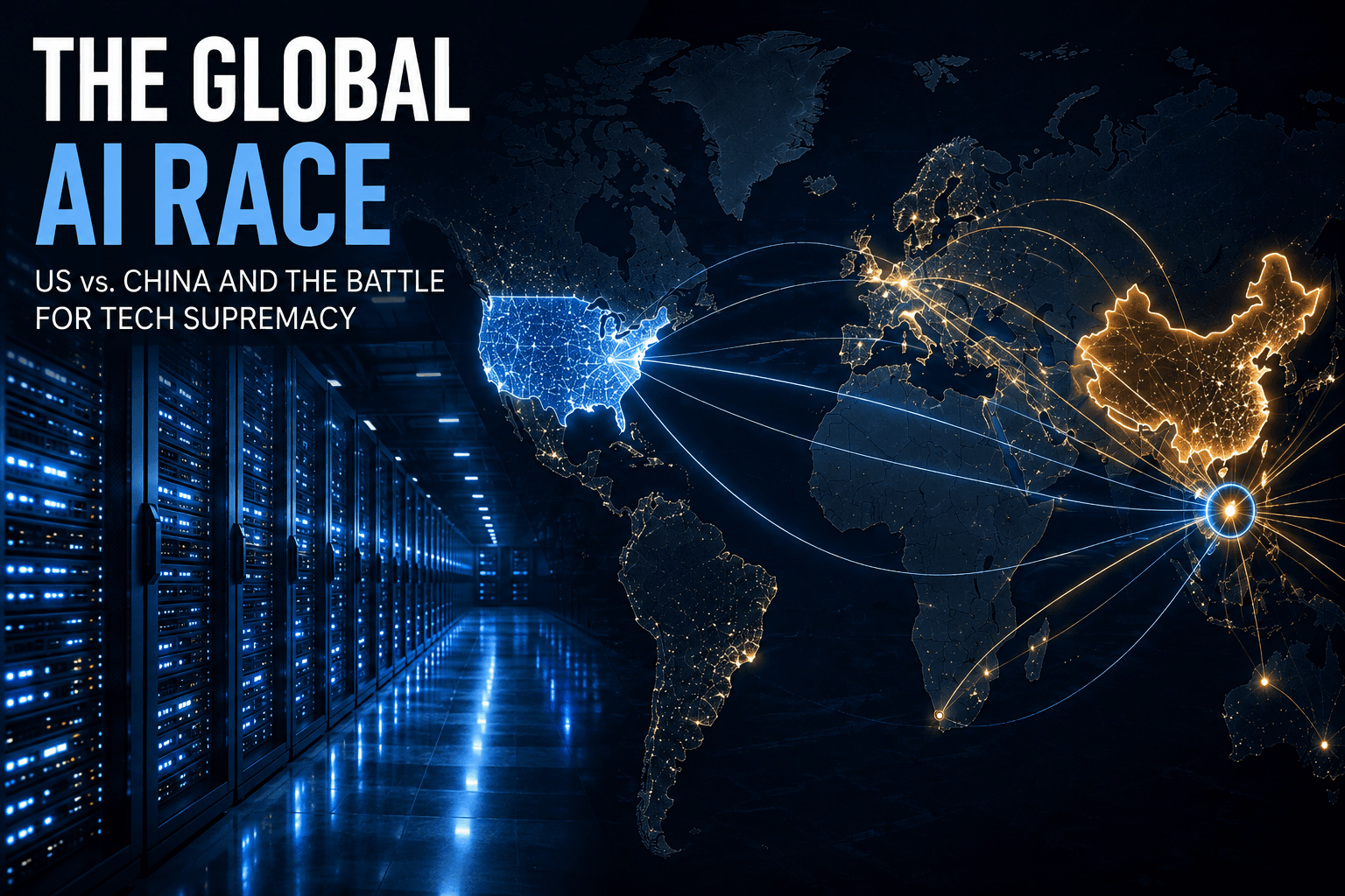 The Global AI Race: US vs. China and the Battle for Tech Supremacy