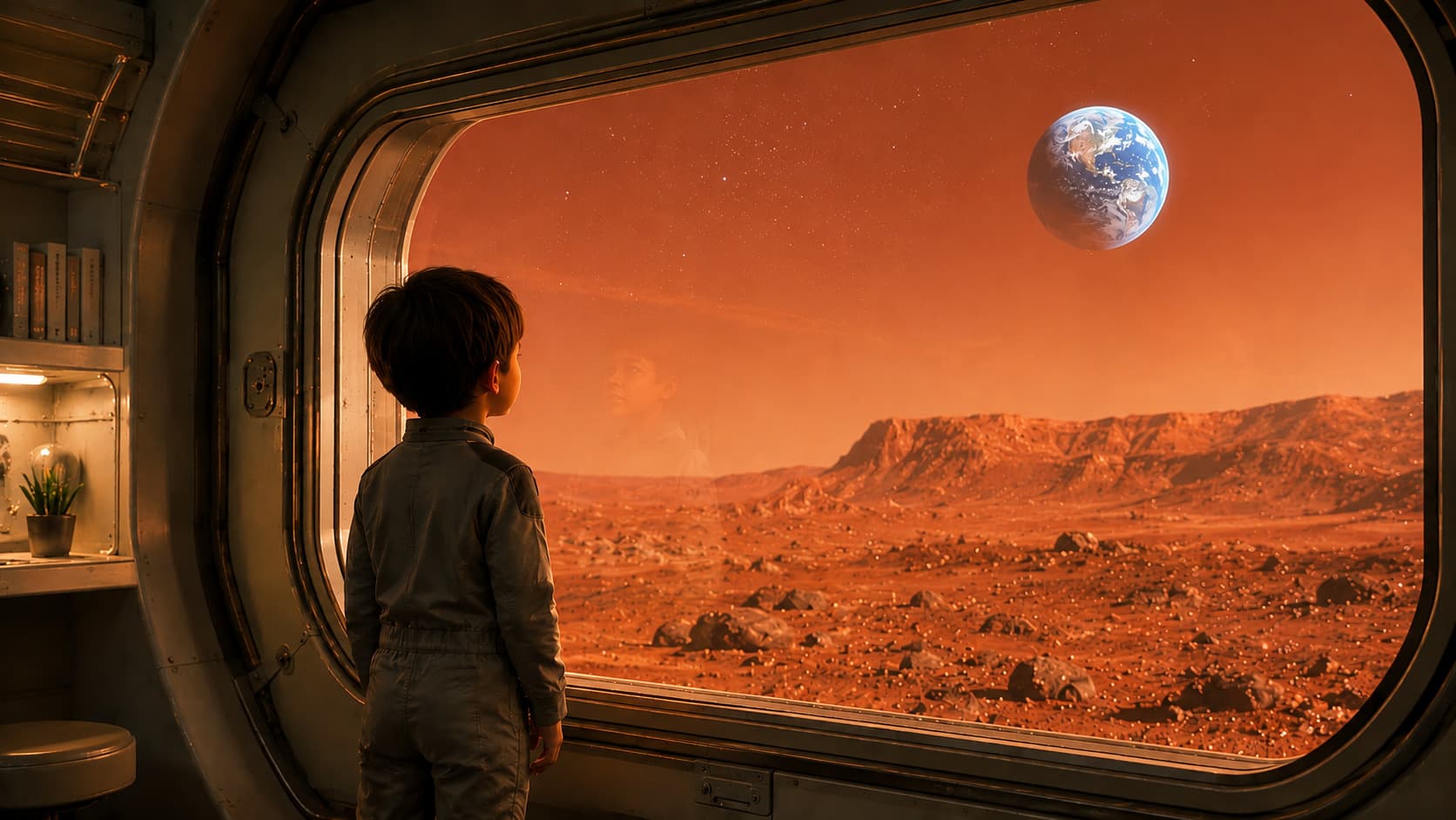 Will the First Human Born on Mars Consider Earth Home?