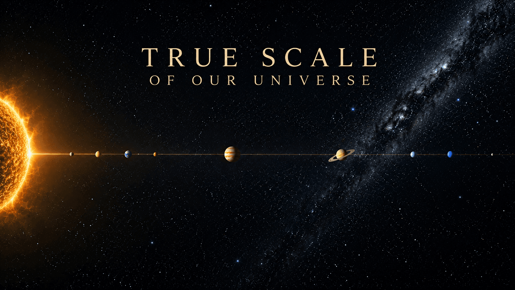 How Big Is the Solar System, Really? A Trip at the Speed of Light