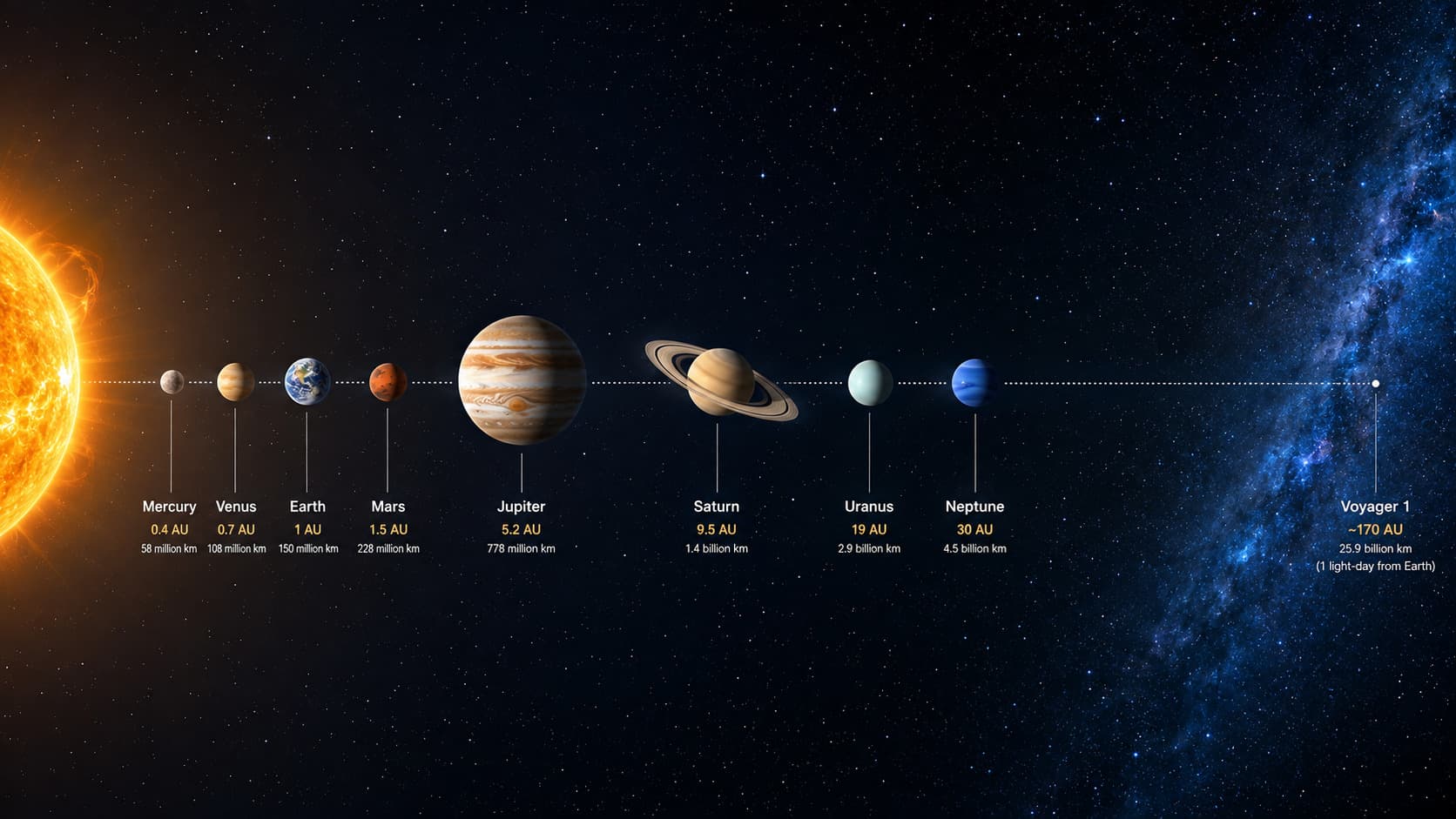 How Far Apart Are the Planets, Really?