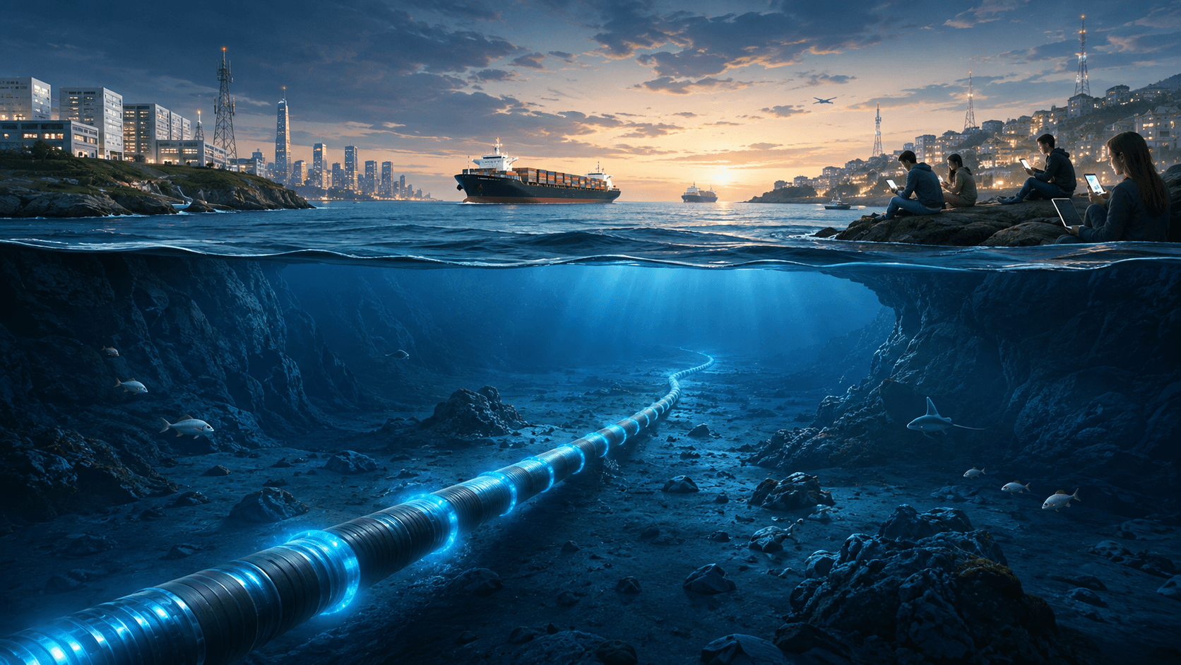 The Internet Under the Ocean: The Hidden World of Submarine Cables